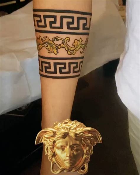 versace print tattoo|versace tattoo meaning.